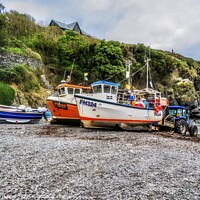 Buy canvas prints of Serene Fleet in Coastal Cornwall by Beryl Curran
