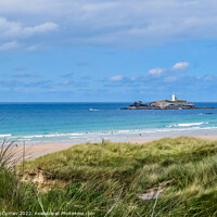 Buy canvas prints of Majestic Godrevy Lighthouse by Beryl Curran
