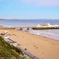 Buy canvas prints of Majestic view of Bournemouth Pier by Beryl Curran