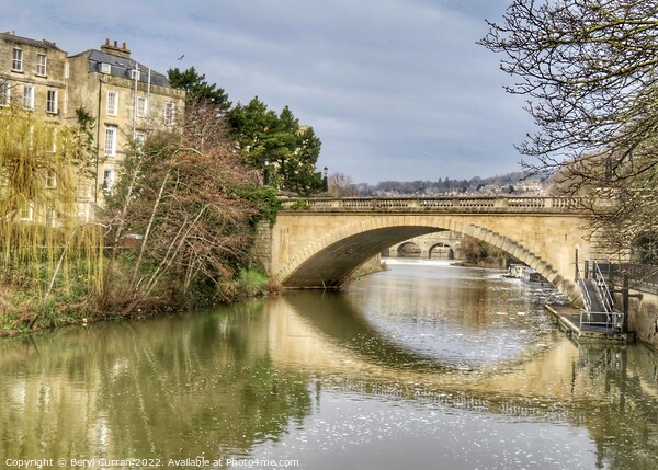 Majestic Bridges of Bath Picture Board by Beryl Curran