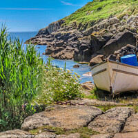 Buy canvas prints of Serenity on the Cornwall Coast by Beryl Curran