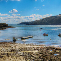 Buy canvas prints of Serenity on Helford River by Beryl Curran