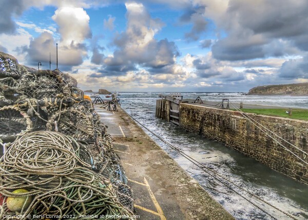 Majestic Waves at Bude Lock Picture Board by Beryl Curran