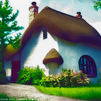 Buy canvas prints of Enchanting Thatched Cottage by Beryl Curran
