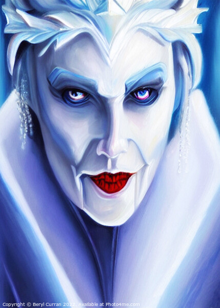 The Malevolent Ice Queen Picture Board by Beryl Curran