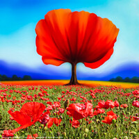 Buy canvas prints of Heart of Remembrance by Beryl Curran