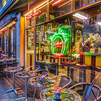 Buy canvas prints of Iconic Coffee Shop in Soho by Beryl Curran