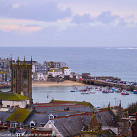 Buy canvas prints of Enchanting View of St Ives by Beryl Curran