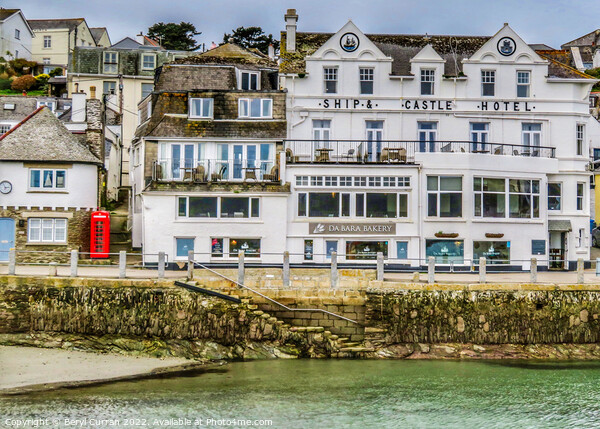 Majestic Hotel Overlooking the Enchanting St Mawes Picture Board by Beryl Curran