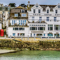Buy canvas prints of Majestic Hotel Overlooking the Enchanting St Mawes by Beryl Curran