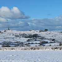 Buy canvas prints of Snowy Cornwall by Beryl Curran