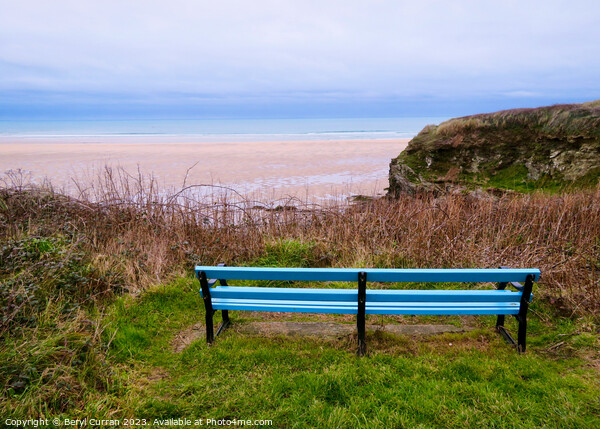 Breathtaking Hayle Beach View Picture Board by Beryl Curran