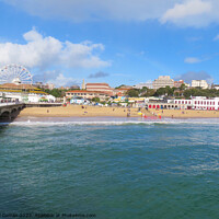 Buy canvas prints of Bournemouth seafront  by Beryl Curran