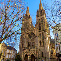 Buy canvas prints of Truro Cathedral at Christmas Time by Beryl Curran