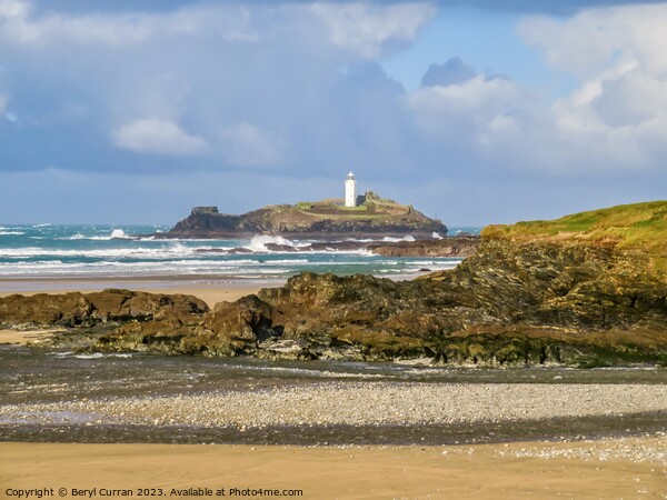 Godrevy Lighthouse  Picture Board by Beryl Curran