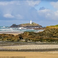 Buy canvas prints of Godrevy Lighthouse  by Beryl Curran