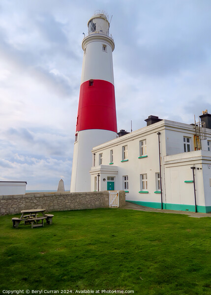 Portland Bill lighthouse Picture Board by Beryl Curran