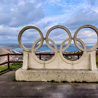 Buy canvas prints of Olympic Rings Portland by Beryl Curran