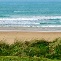 Buy canvas prints of  Hayle Beach Cornish Coast  by Beryl Curran