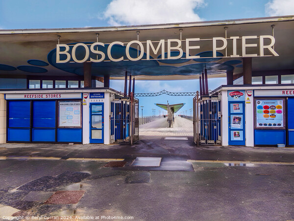 Boscombe Pier Dorset  Picture Board by Beryl Curran