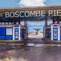 Buy canvas prints of Boscombe Pier Dorset  by Beryl Curran