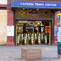 Buy canvas prints of Camden Town Tube Station  by Beryl Curran