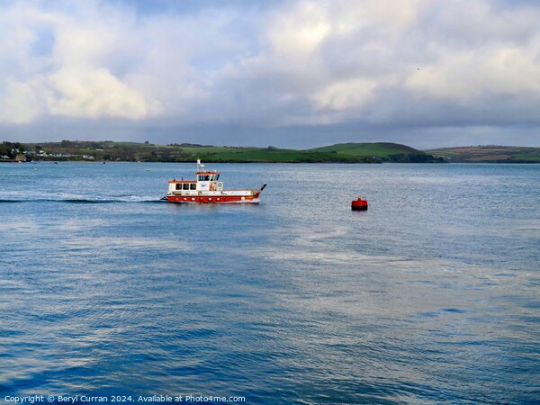 Passenger Ferry from Padstow to Rock Cornwall  Picture Board by Beryl Curran