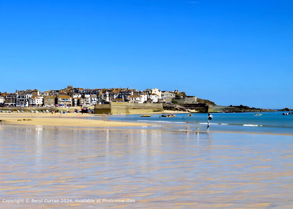 St Ives Cornwall Picture Board by Beryl Curran