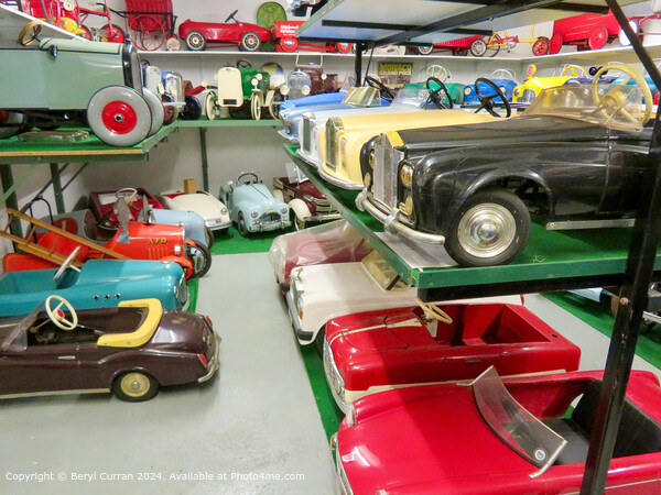 Nostalgic 1950s Toy Car Museum Picture Board by Beryl Curran