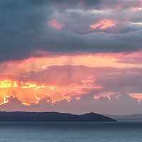Buy canvas prints of Radiant Sunrise on Rame Peninsula by Beryl Curran