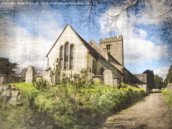 The Majestic St Marys Church Picture Board by Beryl Curran