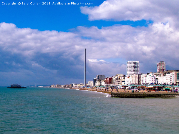 Towering Views of Brighton Picture Board by Beryl Curran