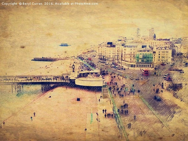 Captivating Views of Brighton Picture Board by Beryl Curran