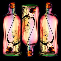 Buy canvas prints of Message In A Bottle by Beryl Curran