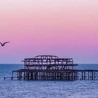 Buy canvas prints of Sunset Beauty at West Pier by Beryl Curran