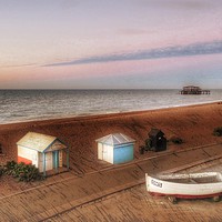 Buy canvas prints of Brighton beach by Beryl Curran