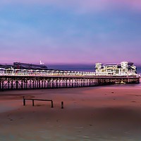 Buy canvas prints of Majestic Sunset Over the Grand Pier by Beryl Curran
