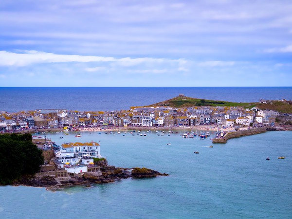 The Enchanting Charm of St Ives Picture Board by Beryl Curran