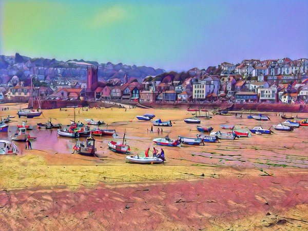 Serenity of St Ives Picture Board by Beryl Curran