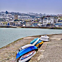 Buy canvas prints of Coastal Charm St Ives Cornwall  by Beryl Curran