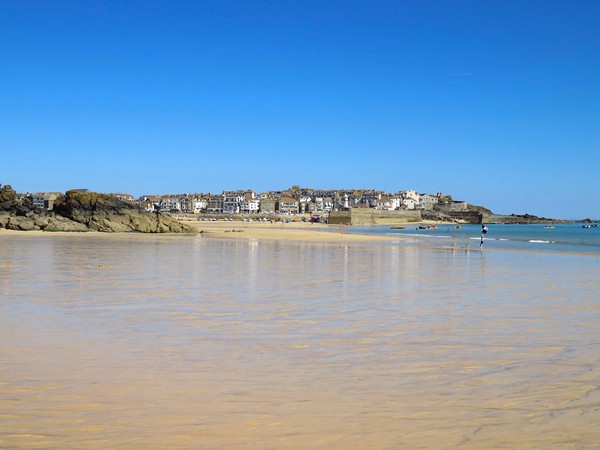 Majestic and Serene St Ives Picture Board by Beryl Curran