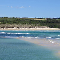 Buy canvas prints of Golden Sands of Hayle by Beryl Curran