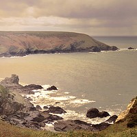 Buy canvas prints of Majestic Cliffs of Hells Mouth by Beryl Curran