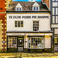 Buy canvas prints of Ye Olde Pork Pie Shoppe Melton Mowbray  by Beryl Curran