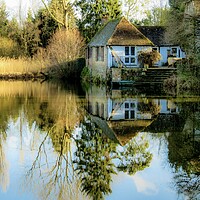 Buy canvas prints of Sussex Boathouse  by Beryl Curran