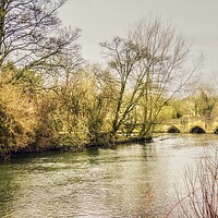 Buy canvas prints of River Wye Bakewell by Beryl Curran