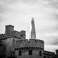 Buy canvas prints of Tower of London and the Shard by Beryl Curran