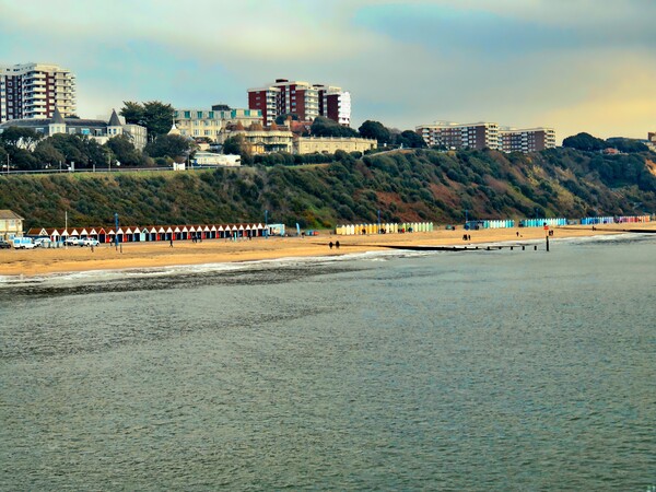 Bournemouth Beach Dorset  Picture Board by Beryl Curran