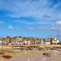 Buy canvas prints of Serenity Over St Ives by Beryl Curran