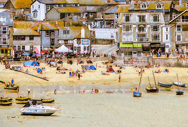 Sunny St Ives Cornwall  Picture Board by Beryl Curran